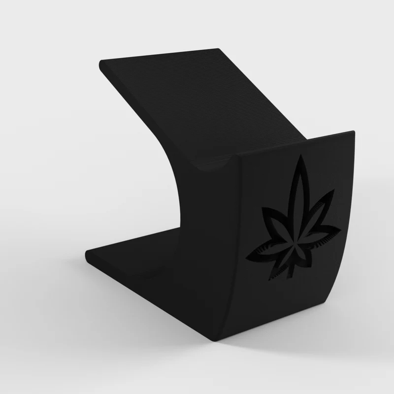 Support de manette Xbox One avec un design unique de feuille de cannabis
