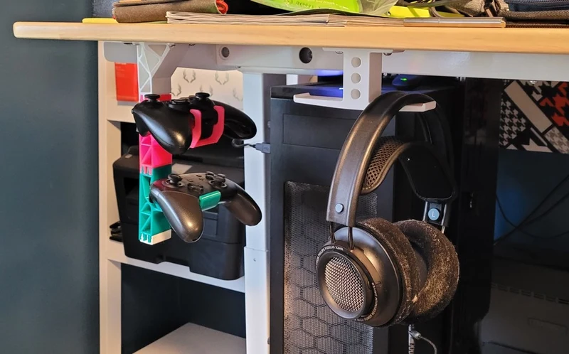 Support de contrôleur modulaire pour montage sous le bureau