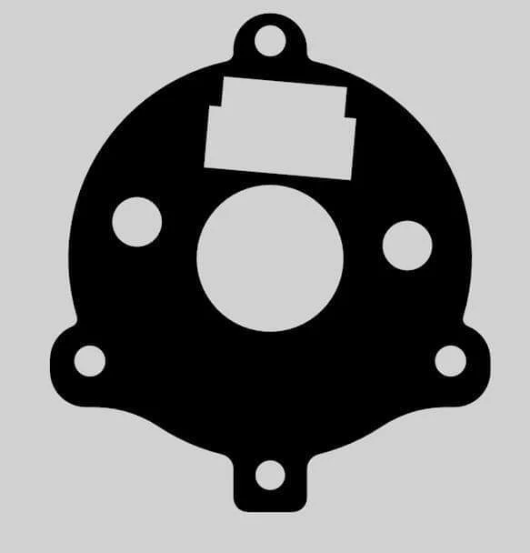 Joint de carburateur Briggs & Stratton, référence 27034