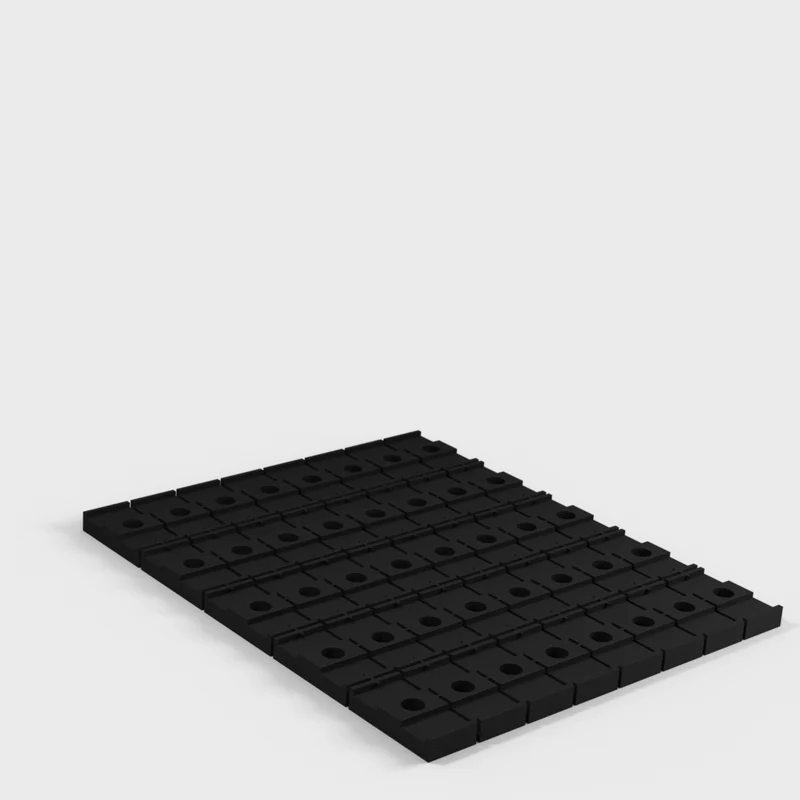 Clips de fil pour câbles de bus sur les chemins de fer miniatures