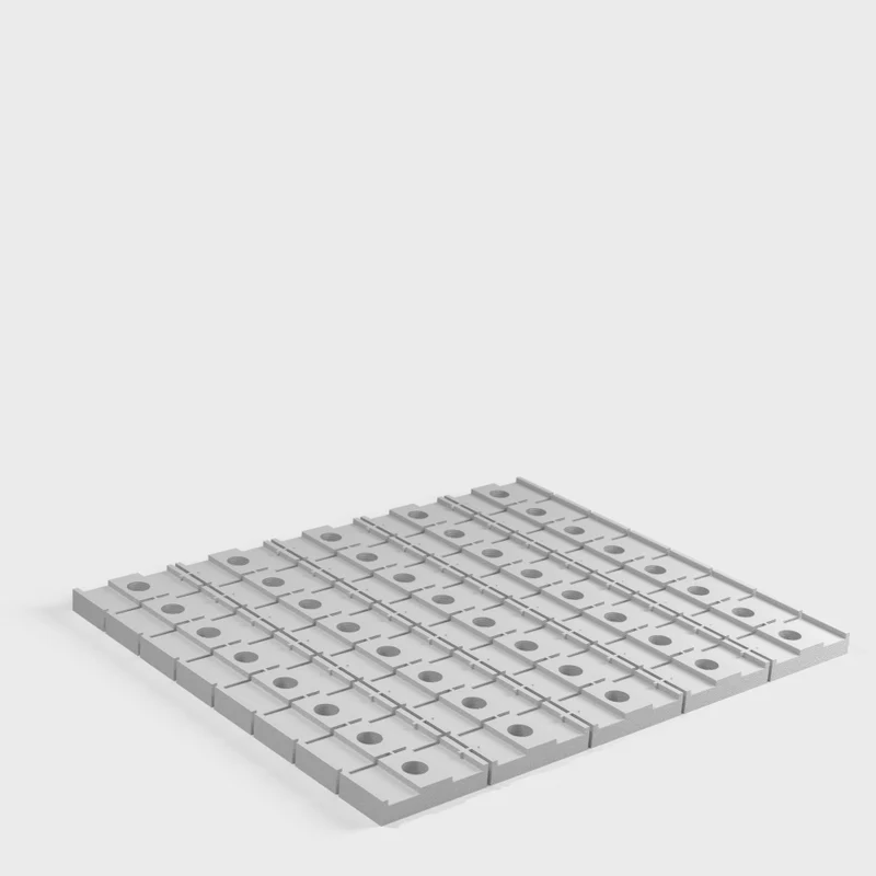 Clips de fil pour câbles de bus sur les chemins de fer miniatures