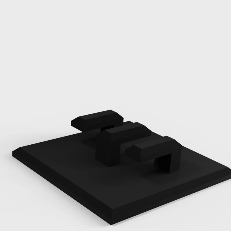 Serre-câble pratique avec ruban adhésif double face