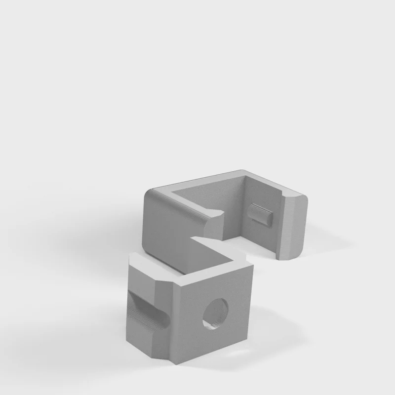 Support de câble avec vis invisible