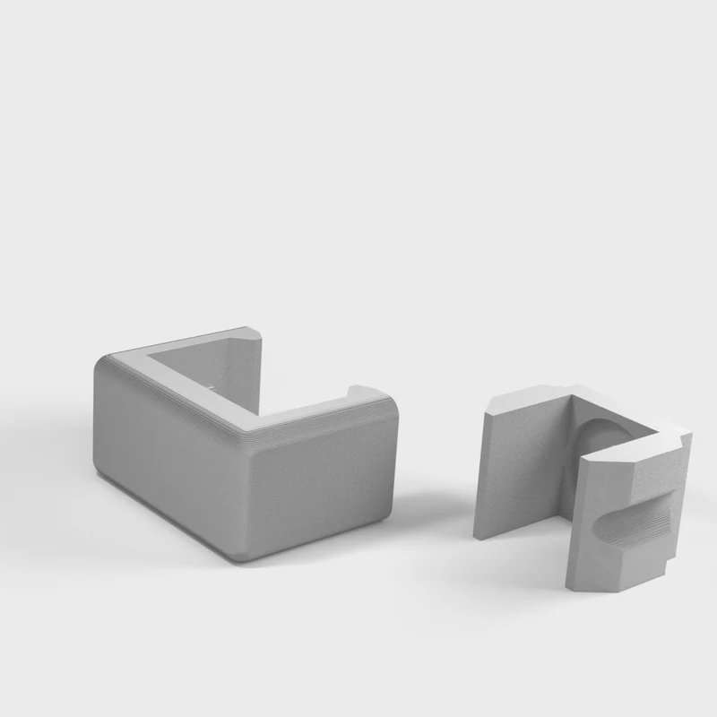 Support de câble avec vis invisible
