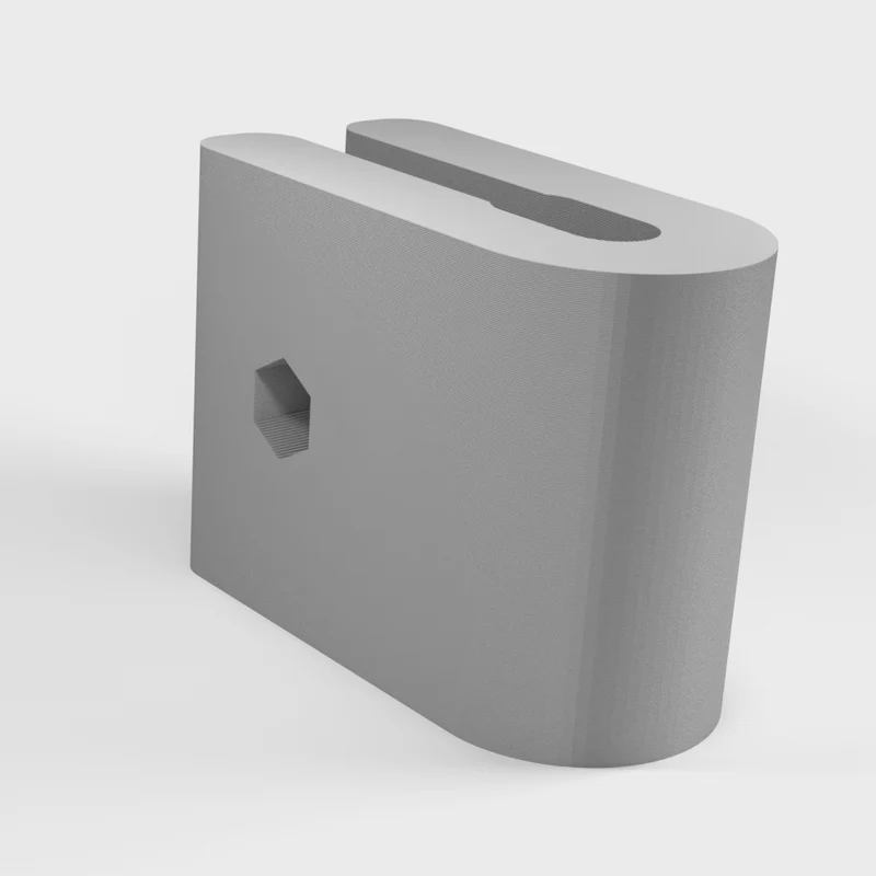 Clip de câble pour un câble organisé.