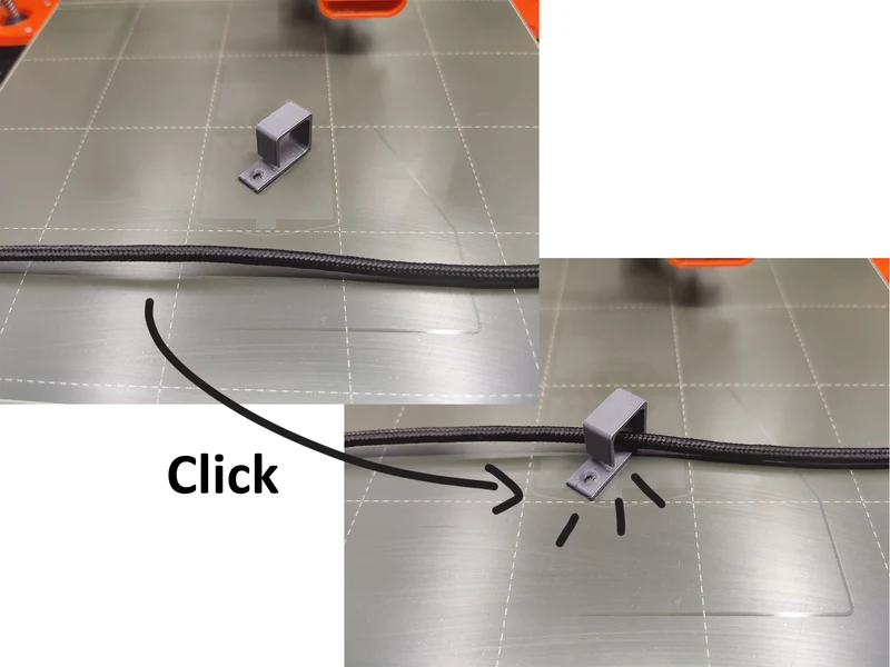Clip de câble pratique pour une organisation facile des câbles