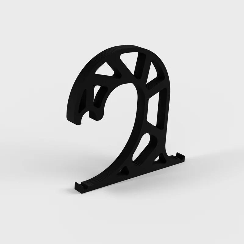 Support de tringle à vêtements Tightmesh pour étagères grillagées