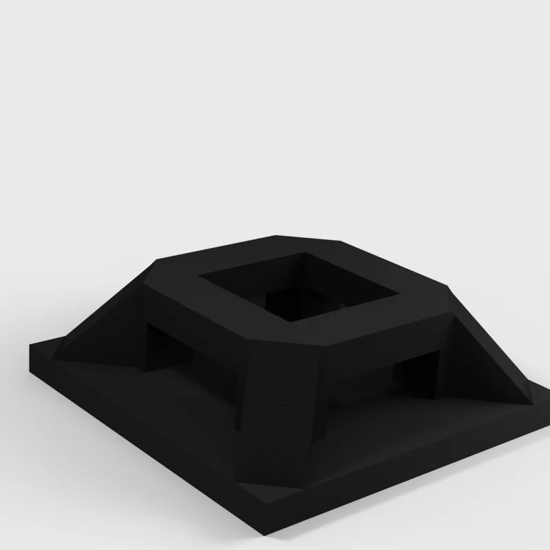 Support de câble 25x25x8 mm pour serre-câbles en nylon
