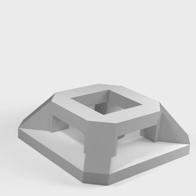 Support de câble 25x25x8 mm pour serre-câbles en nylon