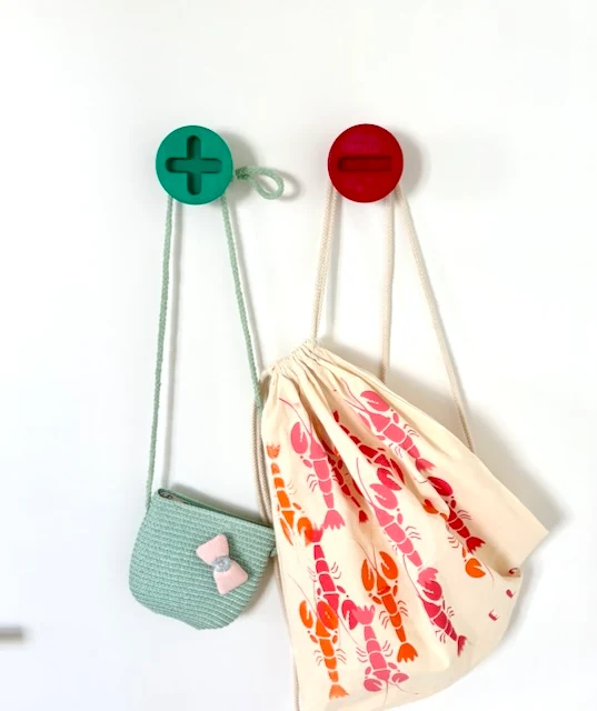 Porte-manteau pour enfants pour le mur
