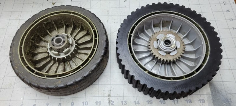 Bande de roulement de remplacement pour roue de tondeuse à gazon Honda 8 pouces