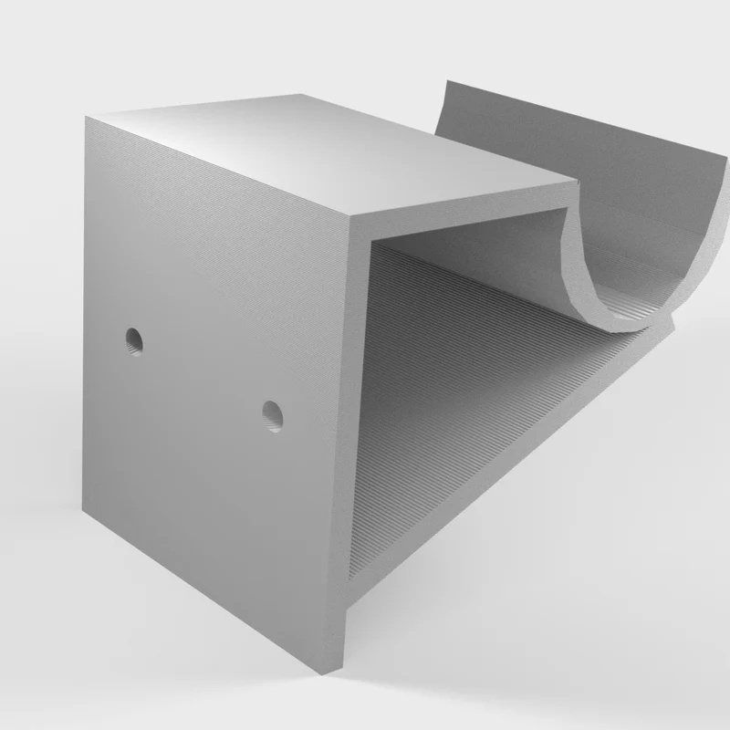 Support mural pour épées imprimées en 3D avec trous de vis intégrés