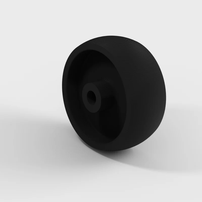 Roues de support pour plateau de tondeuse à gazon