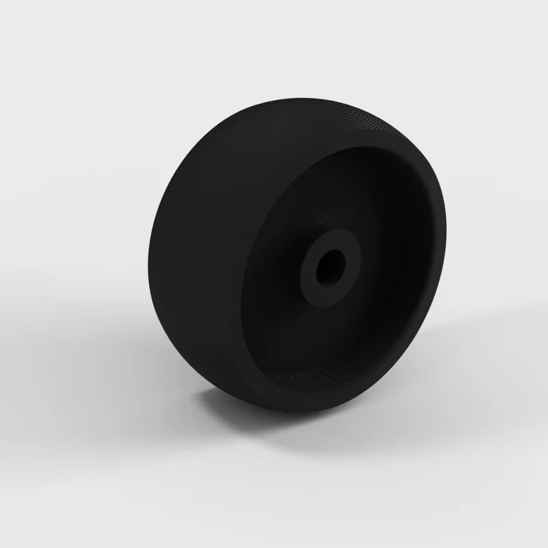 Roues de support pour plateau de tondeuse à gazon
