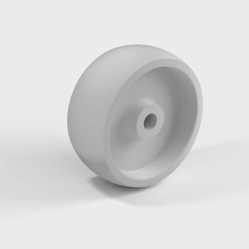 Roues de support pour plateau de tondeuse à gazon