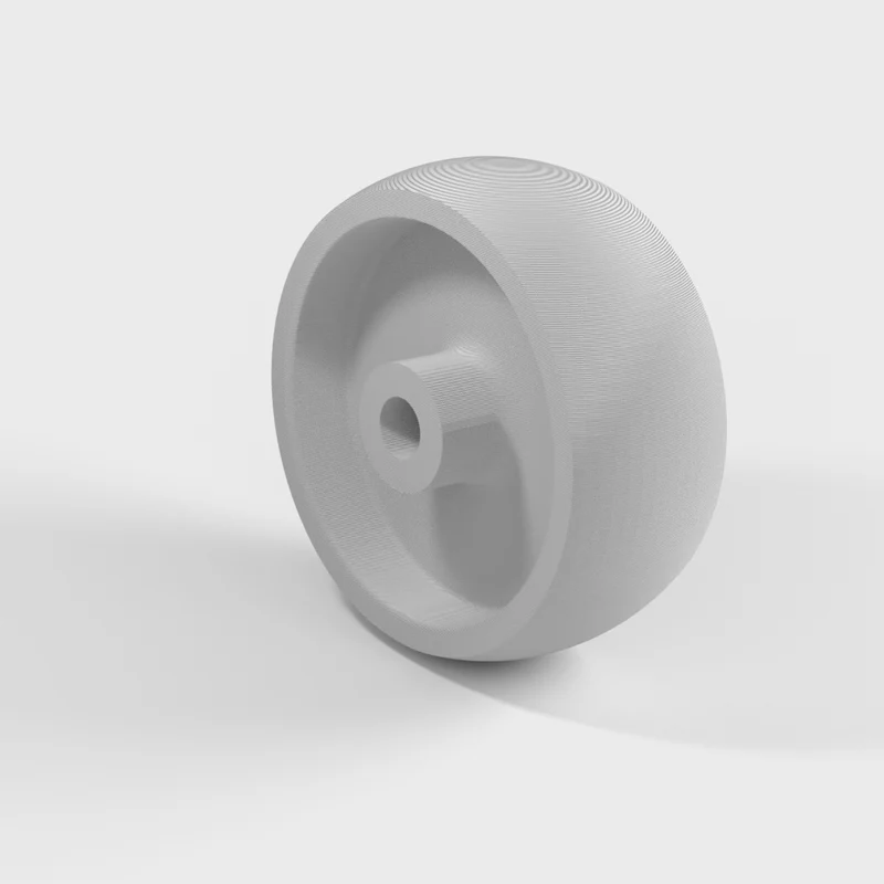 Roues de support pour plateau de tondeuse à gazon