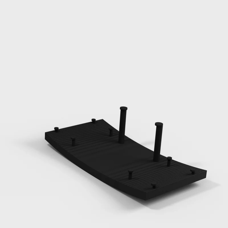 Support et porte-médiator de guitare pratique