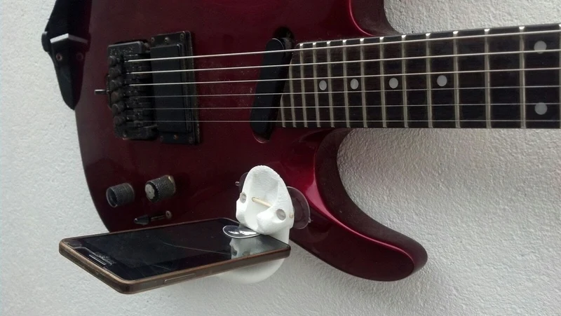 Support de smartphone GSM V14 pour guitare et basse