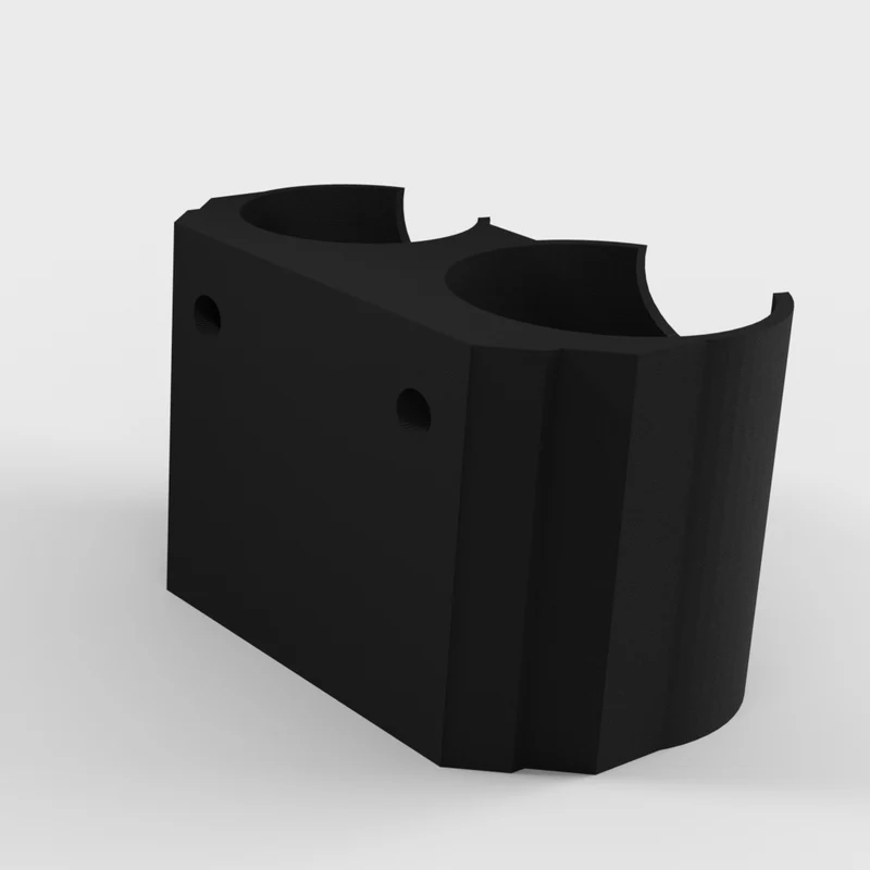 Double porte-gobelet pour tracteurs John Deere et Massey Ferguson