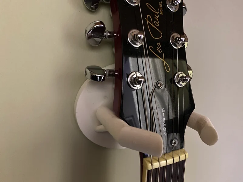 Support mural pour guitare
