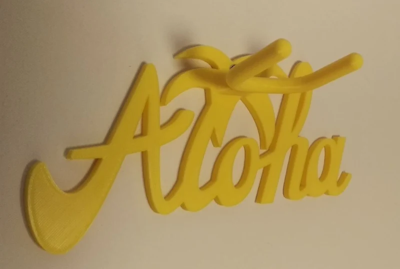 Support mural pour ukulélé de style hawaïen - Motifs Aloha, Maui et Te Fiti