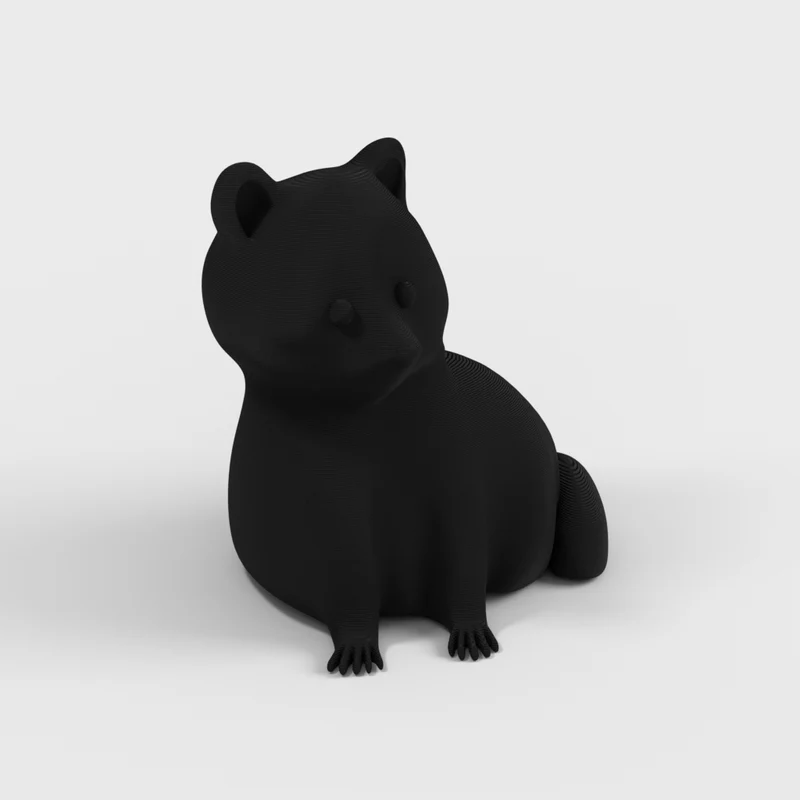 Ratons laveurs - Figurine décorative Trash Panda avec lumières