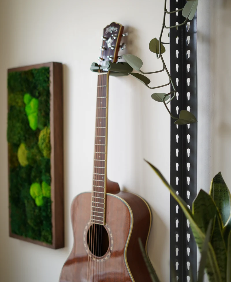 Support de guitare autobloquant pour montage mural