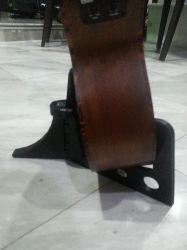 Support de ukulélé pliable avec verrou arrière pour ukulélé ténor