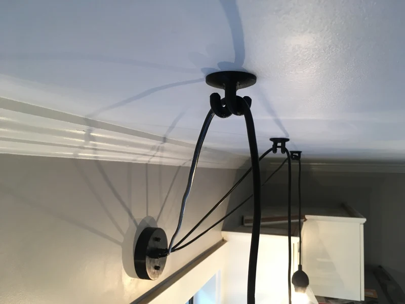 Crochet de suspension de câble double