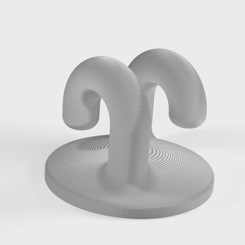 Crochet de suspension de câble double