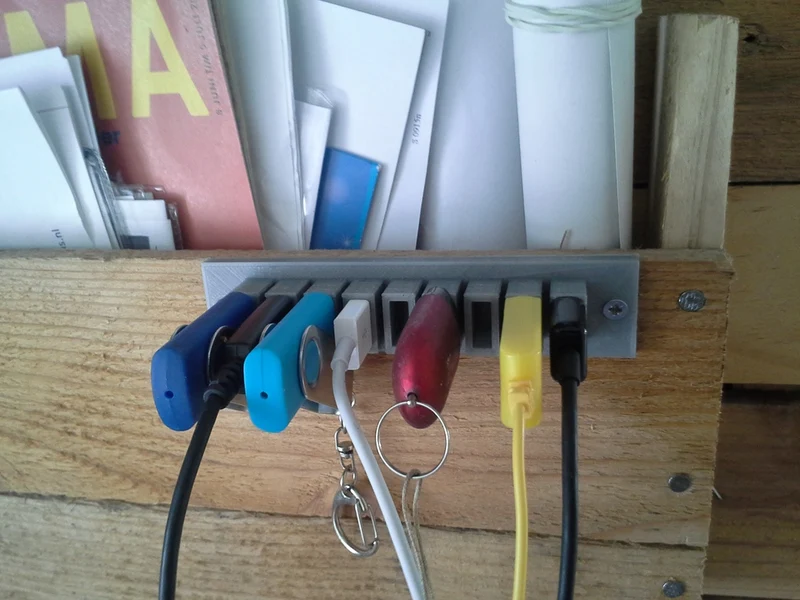 Porte-câbles USB pratiques - Lot de 9 pièces