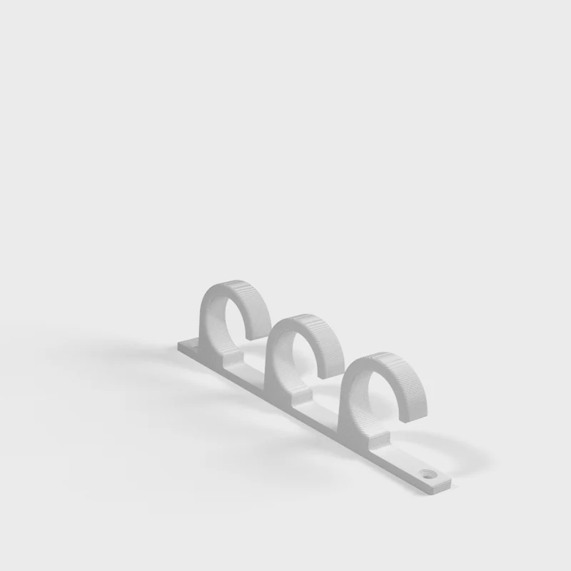 3 supports muraux pour cannes à pêche