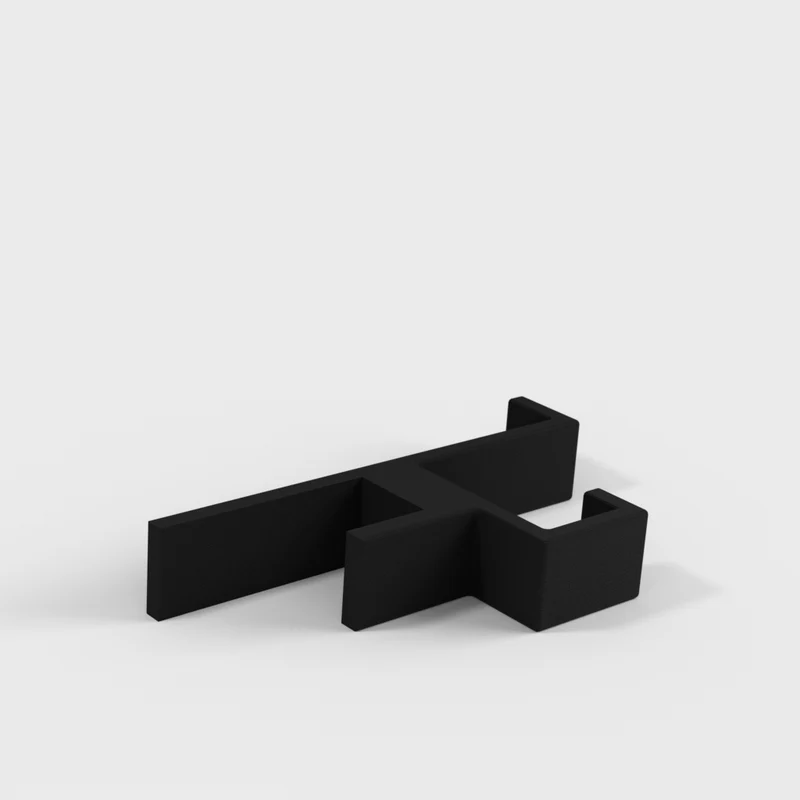 Support de casque pour bureau avec organisation des câbles