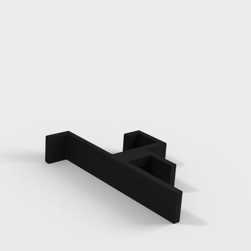 Support de casque pour bureau avec organisation des câbles