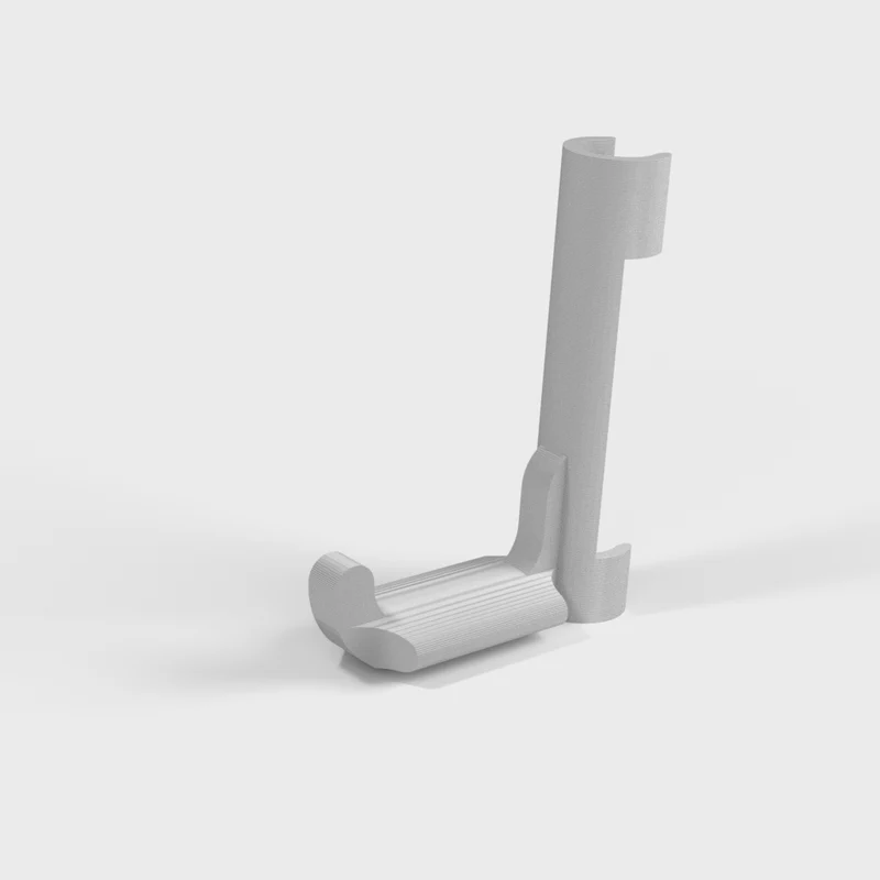 Support à clipser pour pied de microphone - Organisation des câbles et des écouteurs
