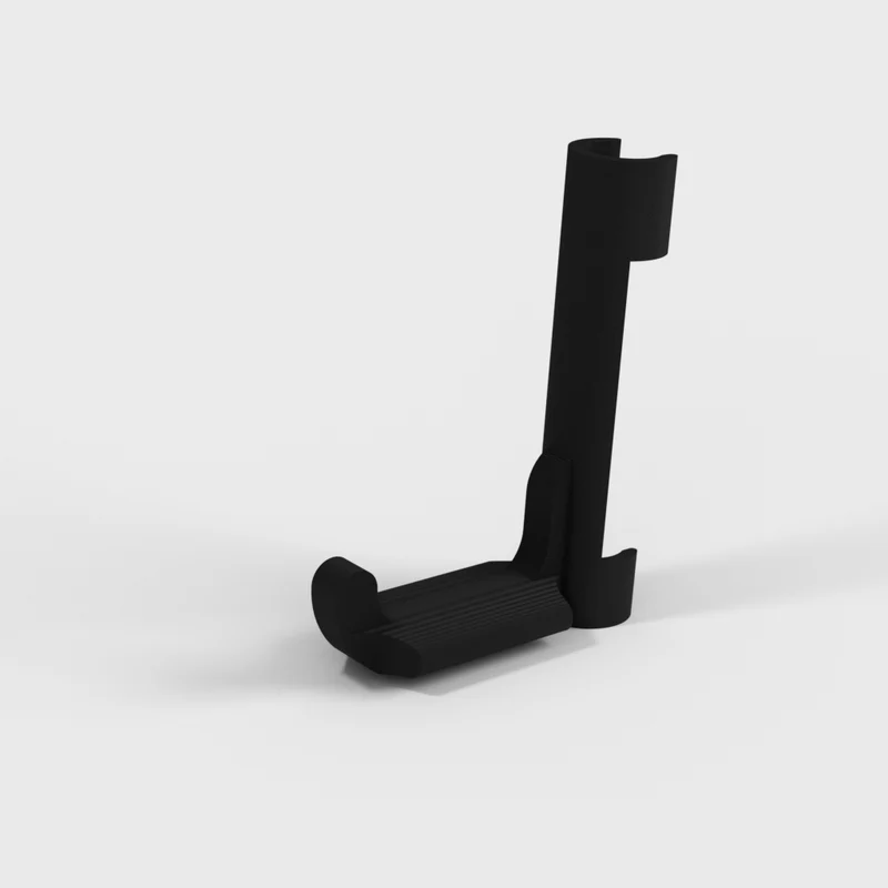 Support à clipser pour pied de microphone - Organisation des câbles et des écouteurs
