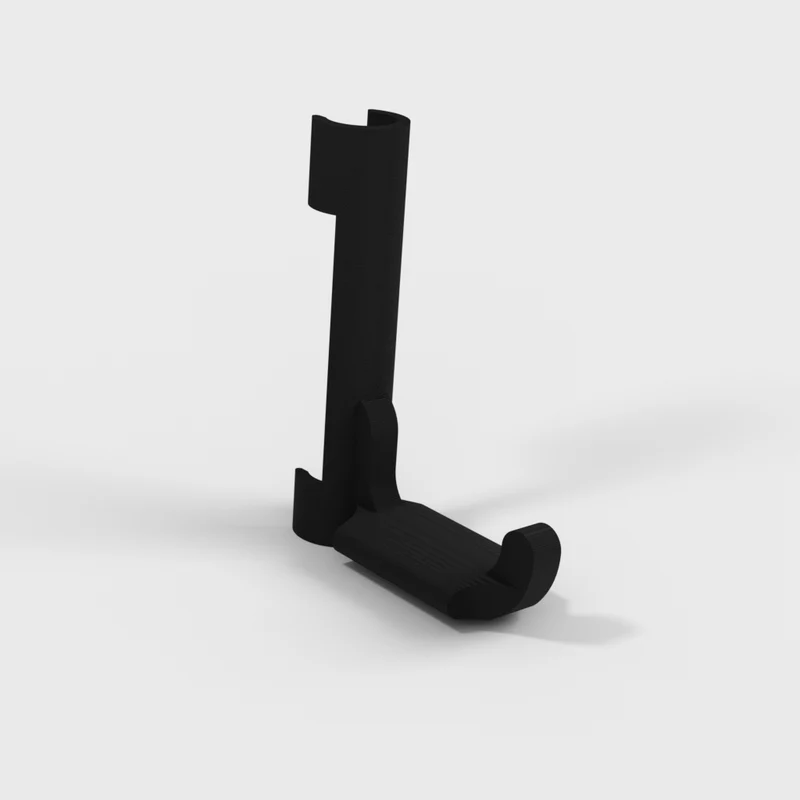 Support à clipser pour pied de microphone - Organisation des câbles et des écouteurs