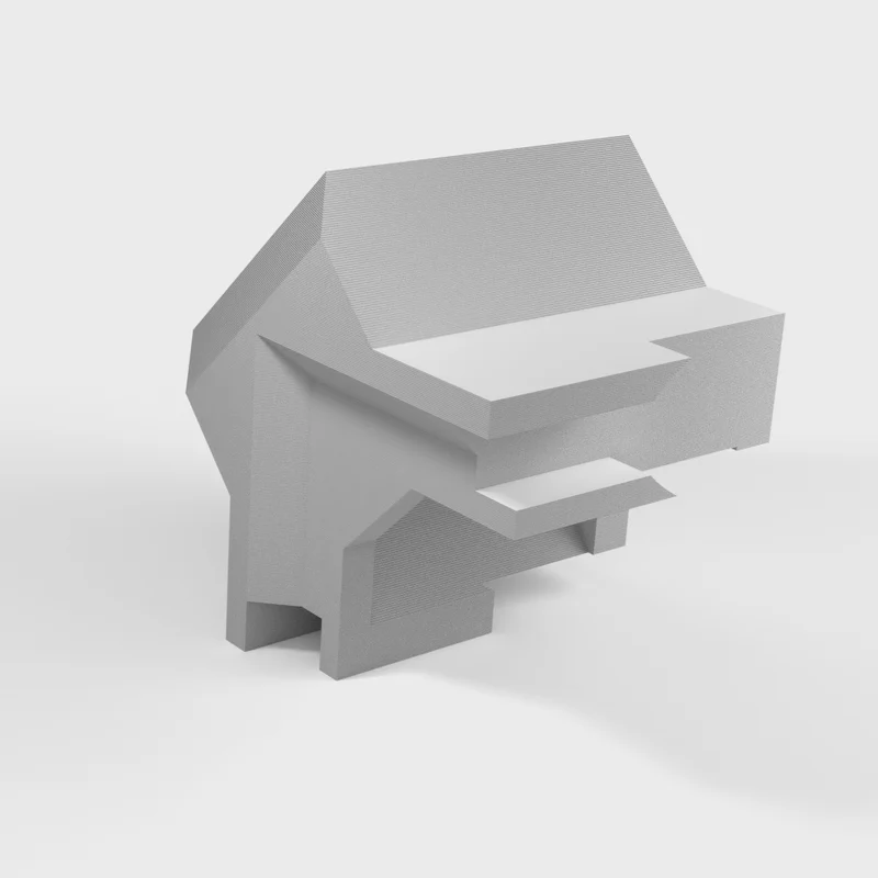 Support d'angle avec prise secteur standard pour imprimantes 3D QU-BD Revolution et RXL