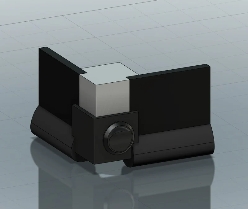 Support d'angle avec interrupteur à bascule pour imprimantes 3D QU-BD Revolution et RXL