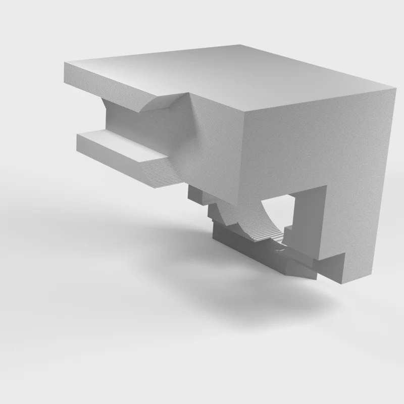 Support d'angle avec interrupteur à bascule pour imprimantes 3D QU-BD Revolution et RXL