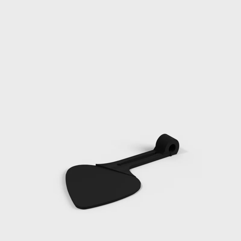 Plectre pliable pour guitare basse