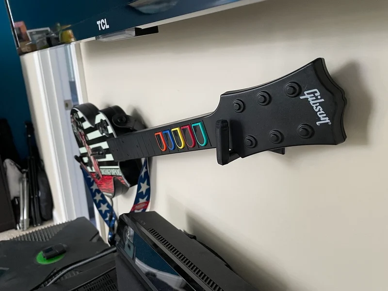 Support mural horizontal pour guitare Guitar Hero