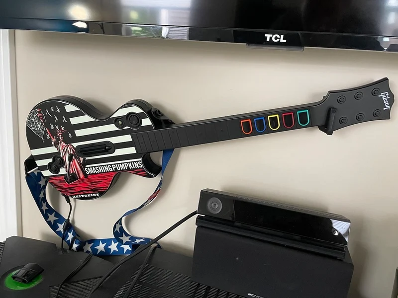 Support mural horizontal pour guitare Guitar Hero