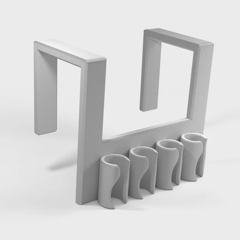 Support de câble USB pratique avec de la place pour quatre câbles