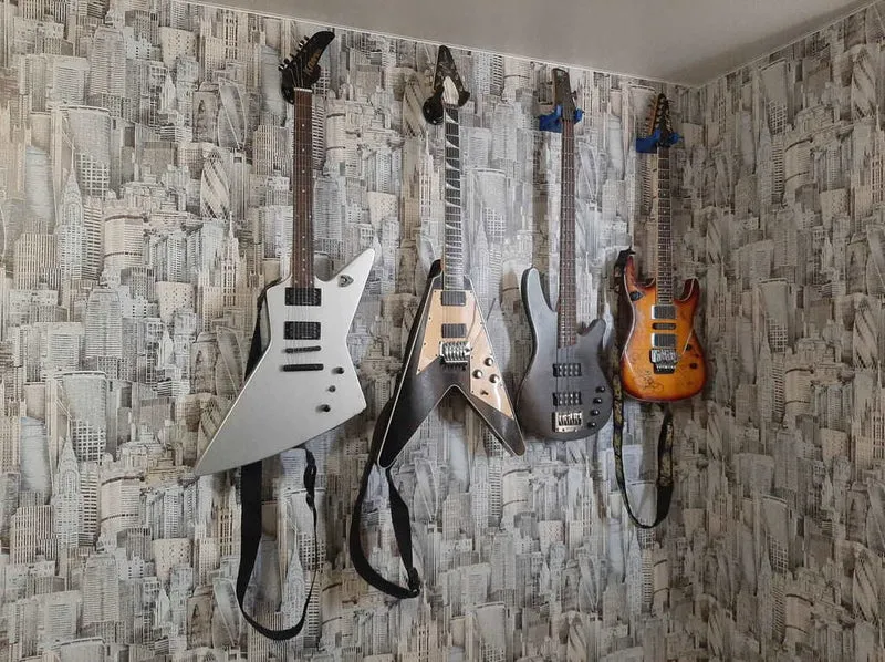 Support de guitare mural v2