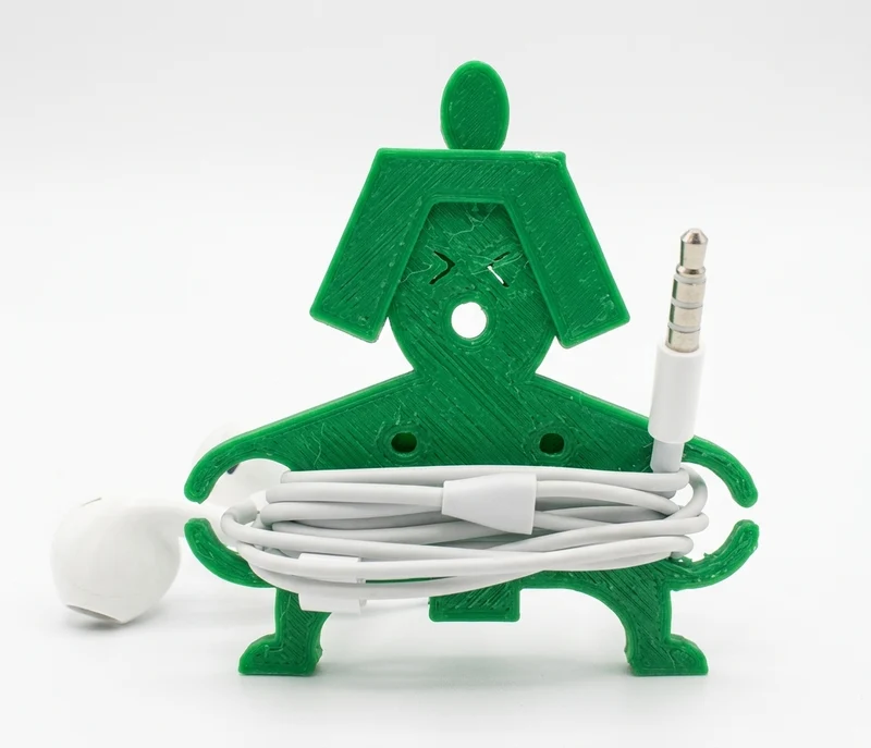 Support de câble de lutteur Sumo pour écouteurs