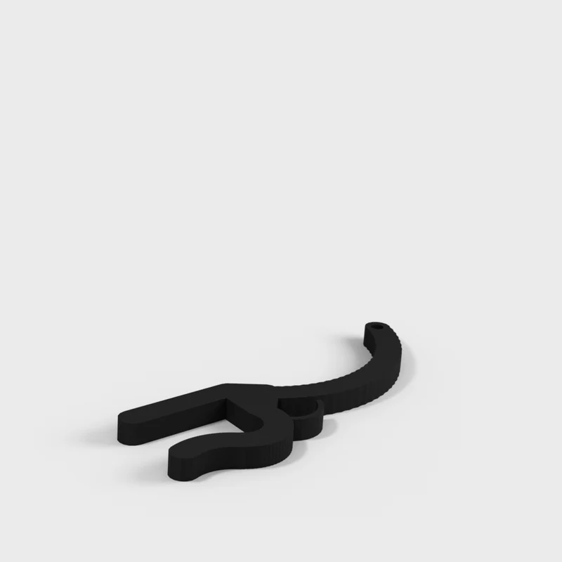 Support de casque de bureau avec serre-câble