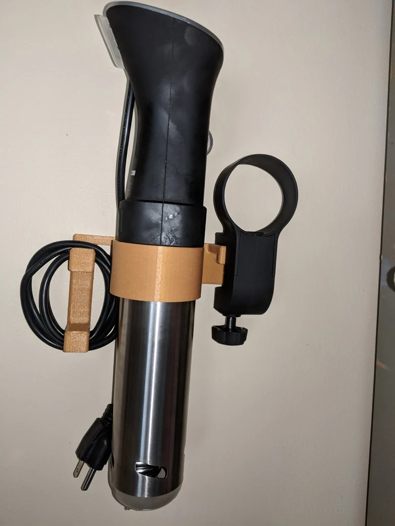 Support mural Sous Vide avec support de cordon