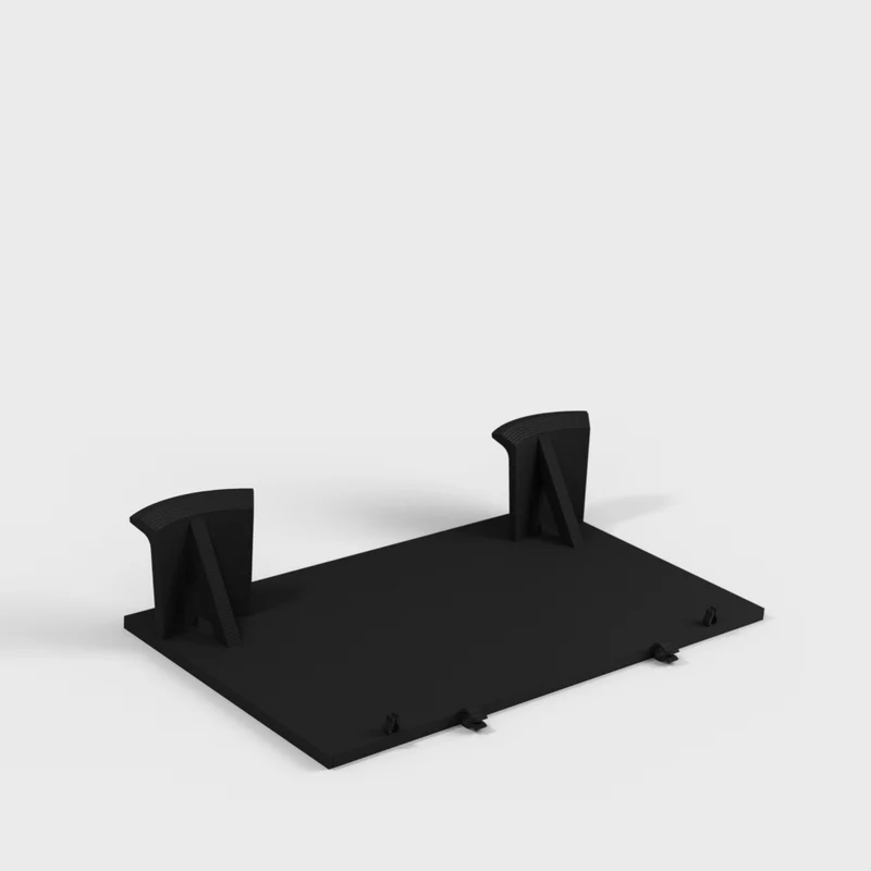 Support de casque pratique avec gestion intégrée des câbles