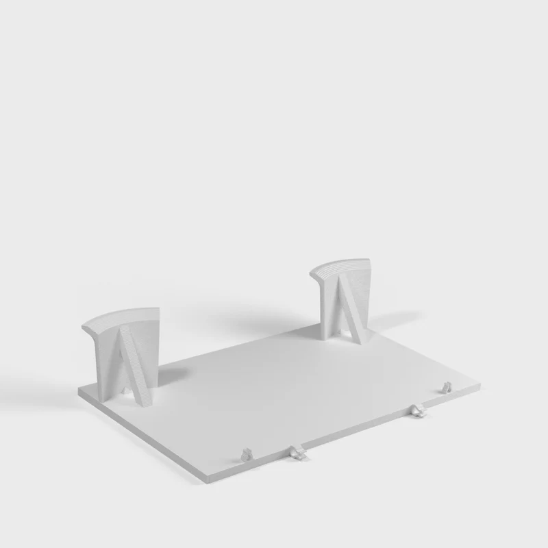 Support de casque pratique avec gestion intégrée des câbles